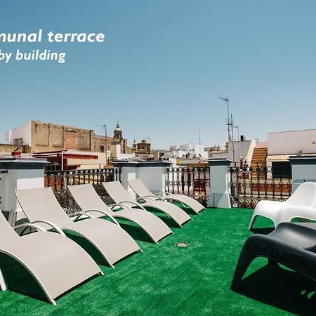 Hostly Rivero 2B Center-Fibre-Communal Terrace-Parking Optional-Cless セビリア エクステリア 写真