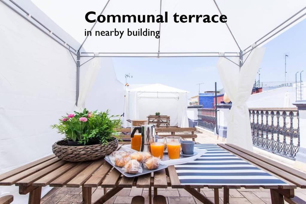 Hostly Rivero 2B Center-Fibre-Communal Terrace-Parking Optional-Cless セビリア エクステリア 写真